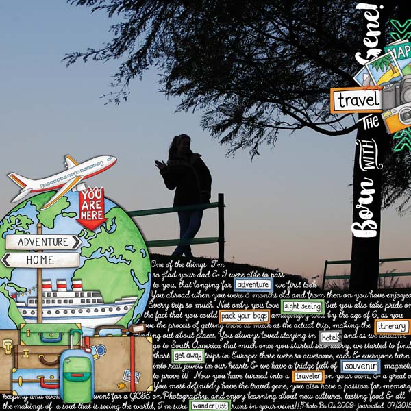 the TRaVeL GeNe {she
