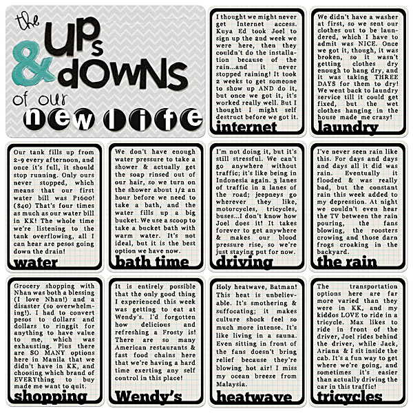 The Ups & Downs of our New Life
