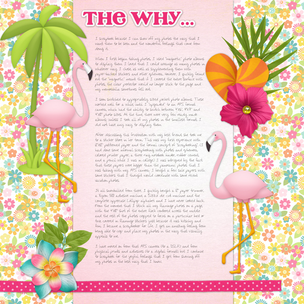 The Why...