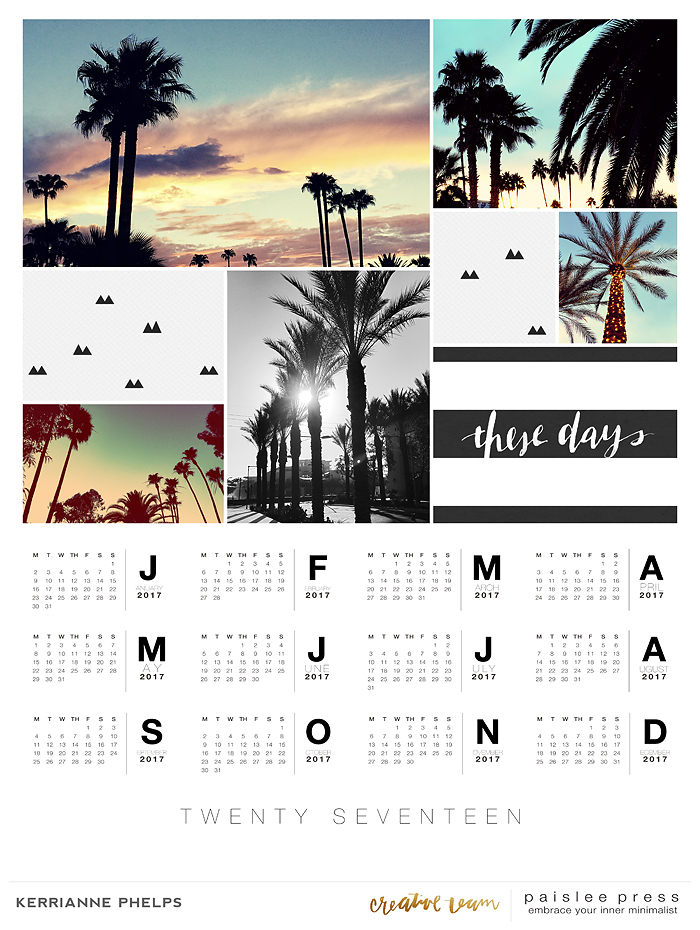 These Days 2017 Calendar Copy