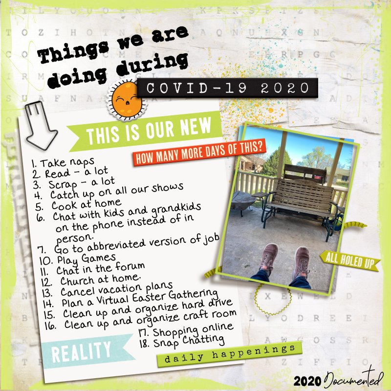 Things we are doing