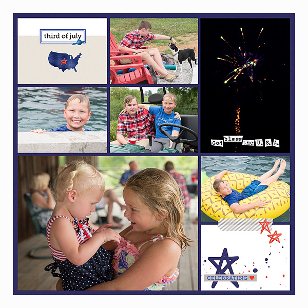 Third of July (left) - Sahlin Studio Challenge