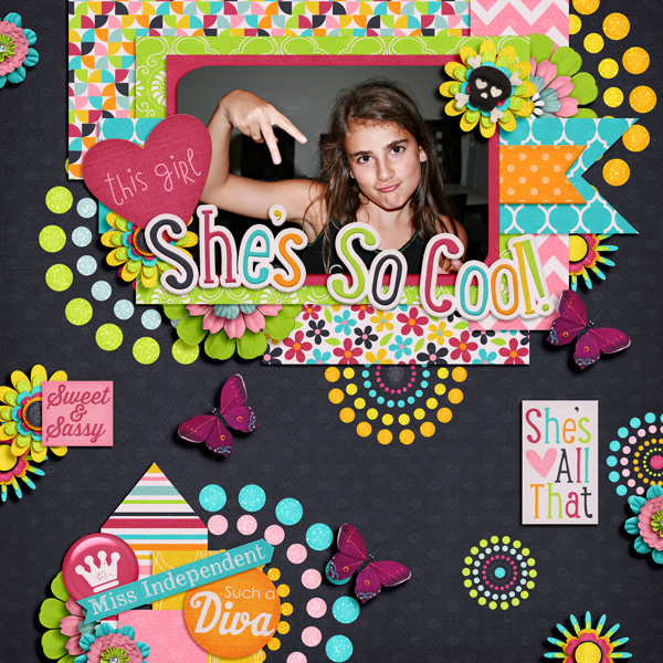 this girl she's so cool