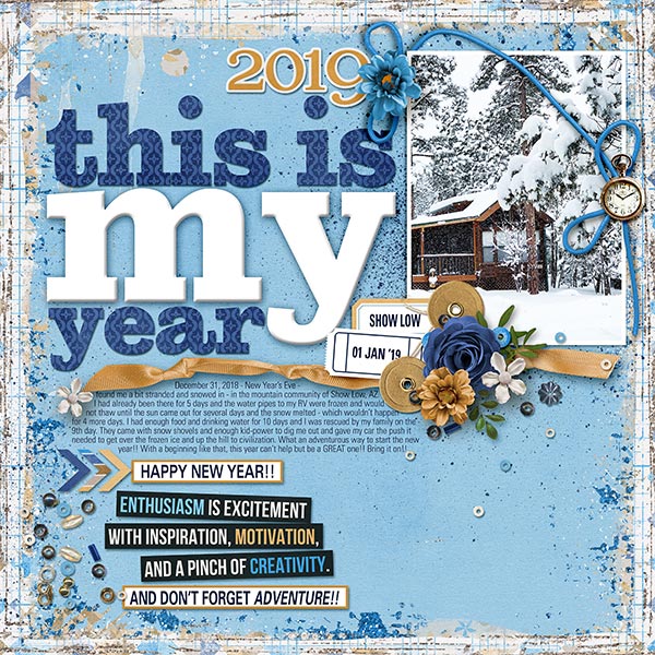 THIS IS MY YEAR - 2019