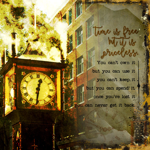 Time is Free but Priceless