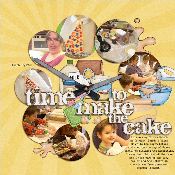 time to make the cake