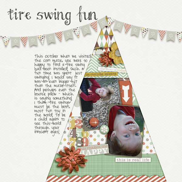 Tire Swing Fun (right)