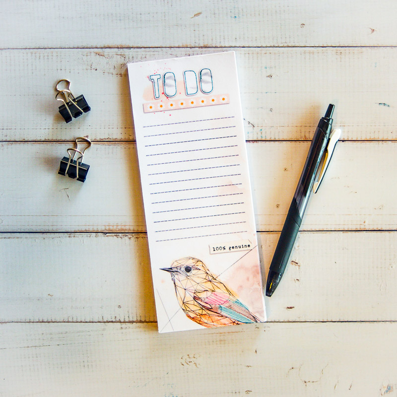 To Do List -- Hybrid Tear-away Notepad