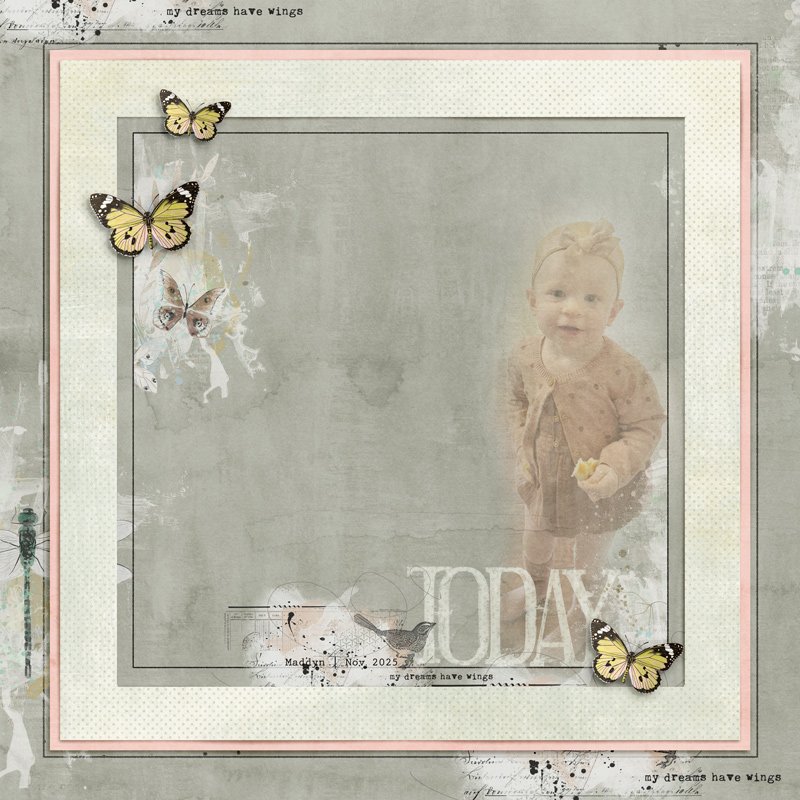today my dreams have wings