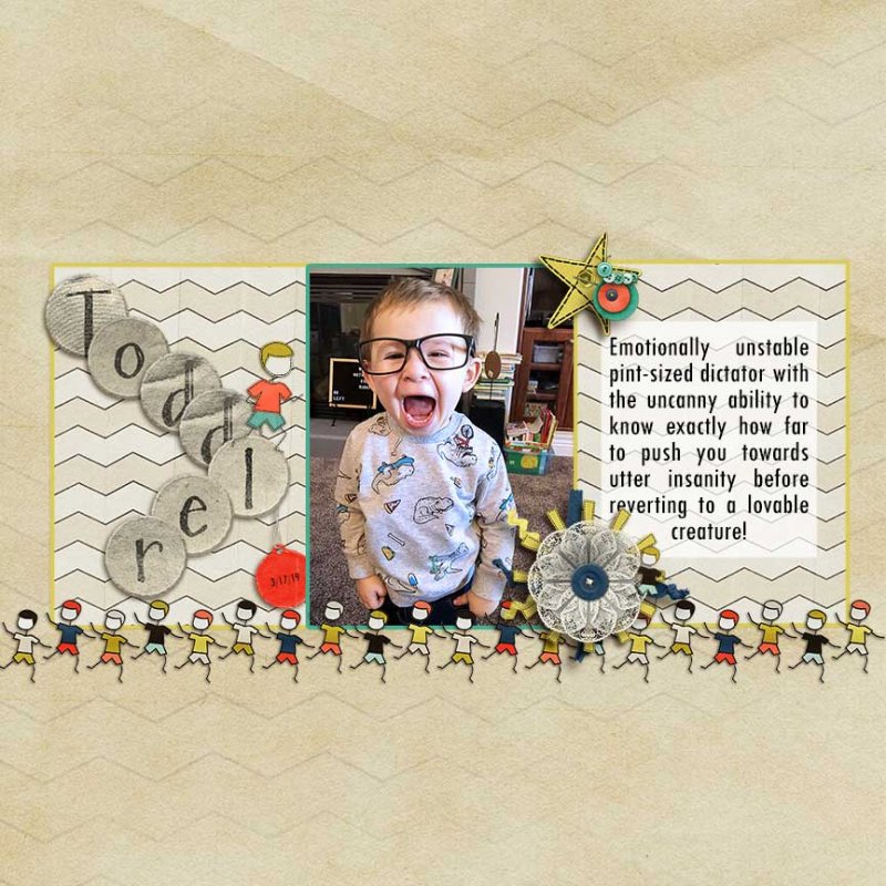 Toddler 4/6 /19 Speed Scrap