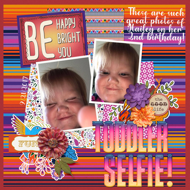 Toddler Selfie!