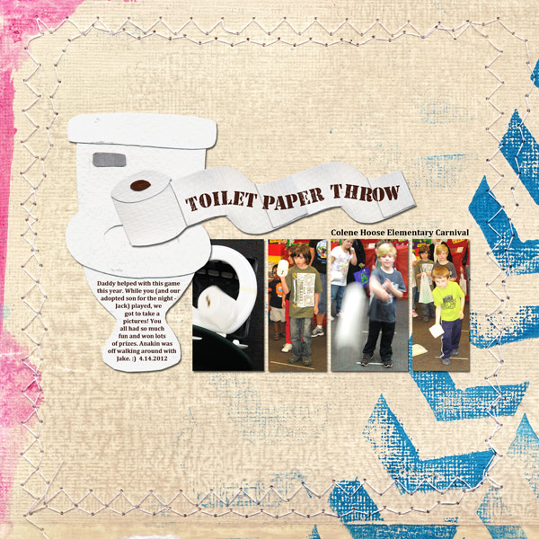 toilet paper throw