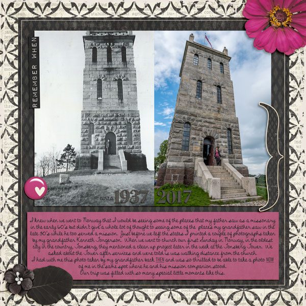 Tønsberg Tower - MOC6 #31 Then and Now