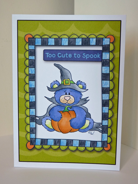 Too Cute To Spook - card
