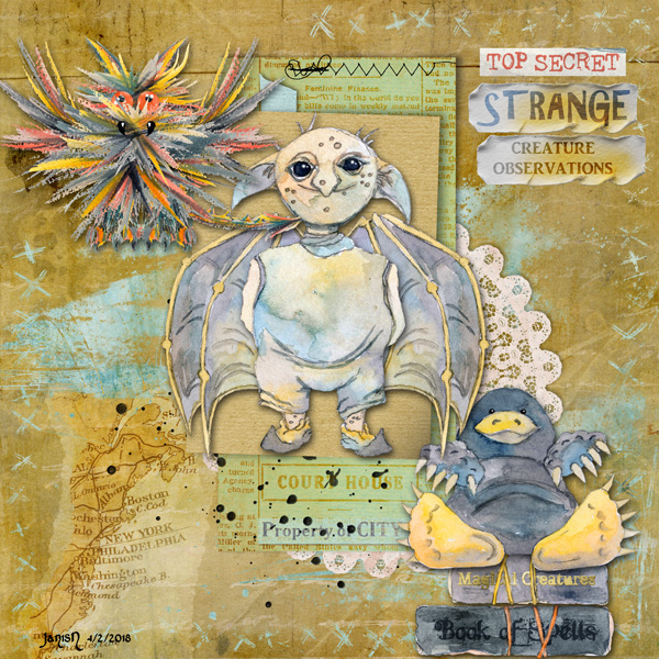 Top Secret Strange Creature Observations - April Challenge