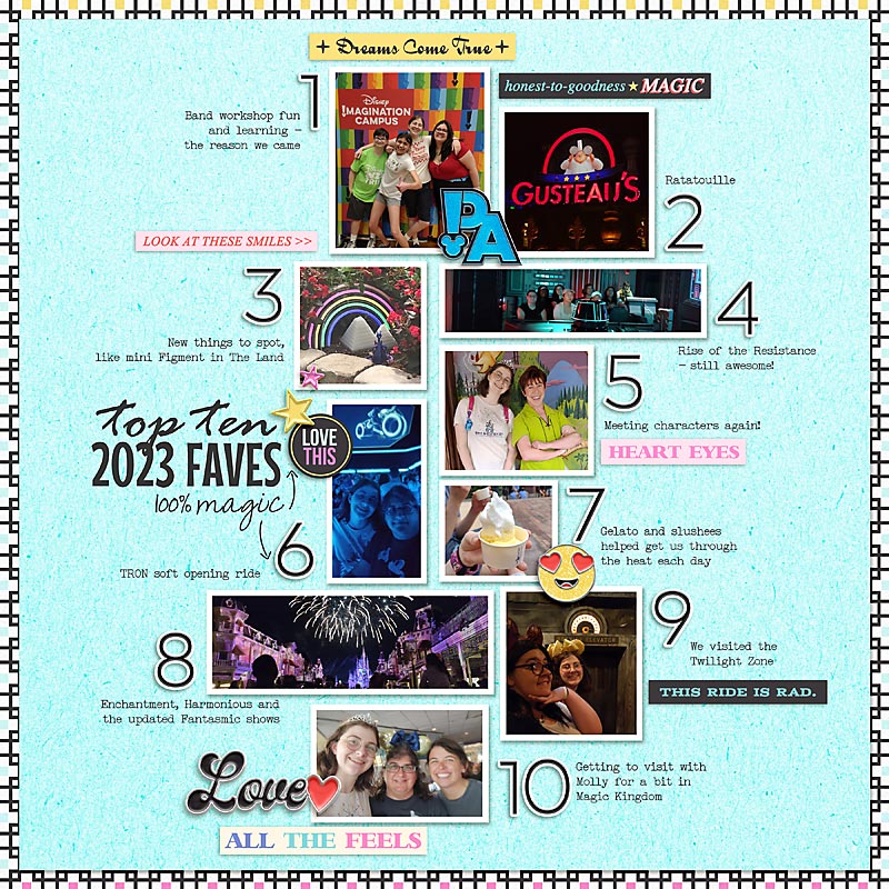 Top Ten 2023 Faves Disney World