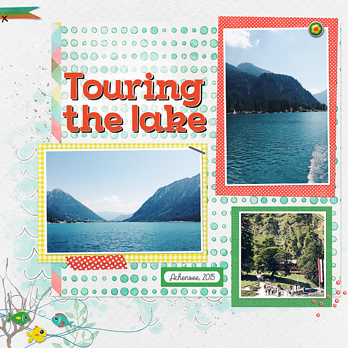Touring the lake