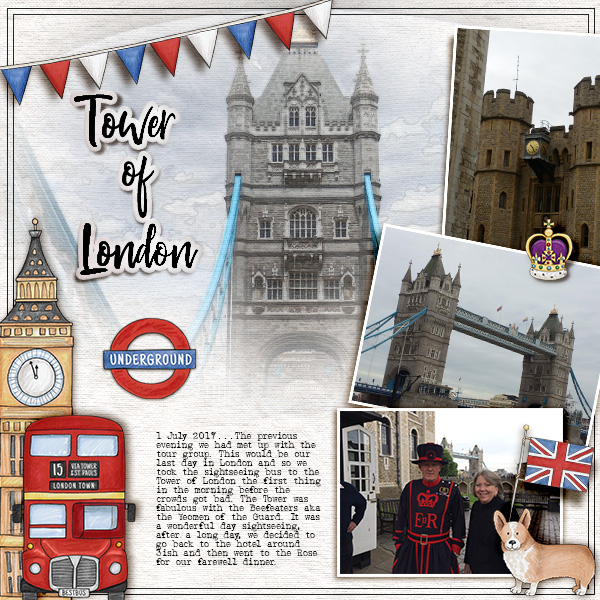 Tower of London (feb scraplif challenge)