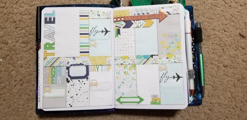 Travel planner schedule