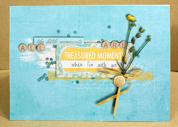Treasured Moments card