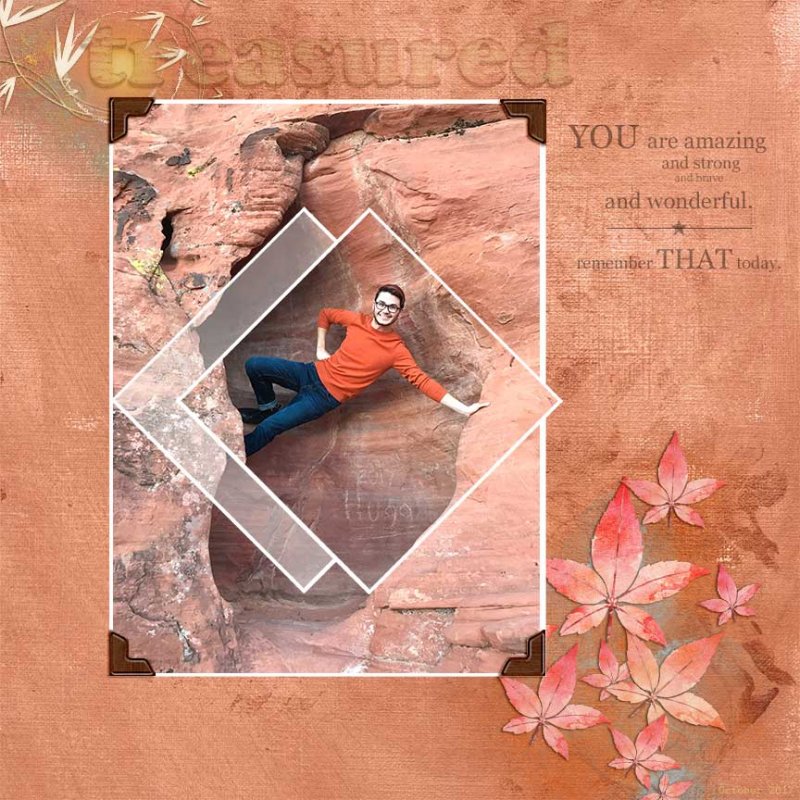 Treasured-Tanner October 2017 Scraplift Challenge