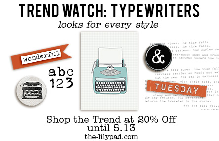 TREND watch - Typewriters!