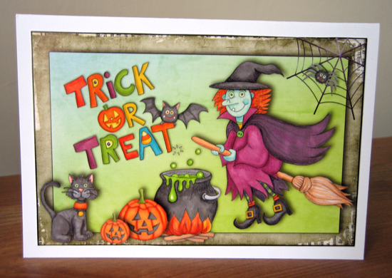 Trick Or Treat Halloween Card