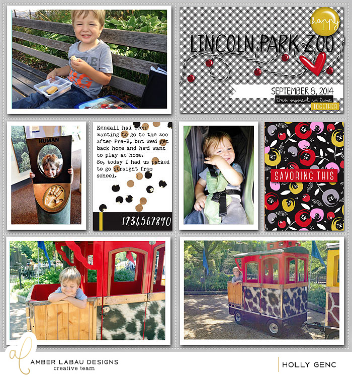 "Trip to the Zoo" Left Side