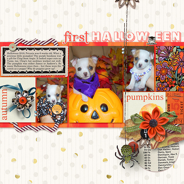 Tunie's first halloween