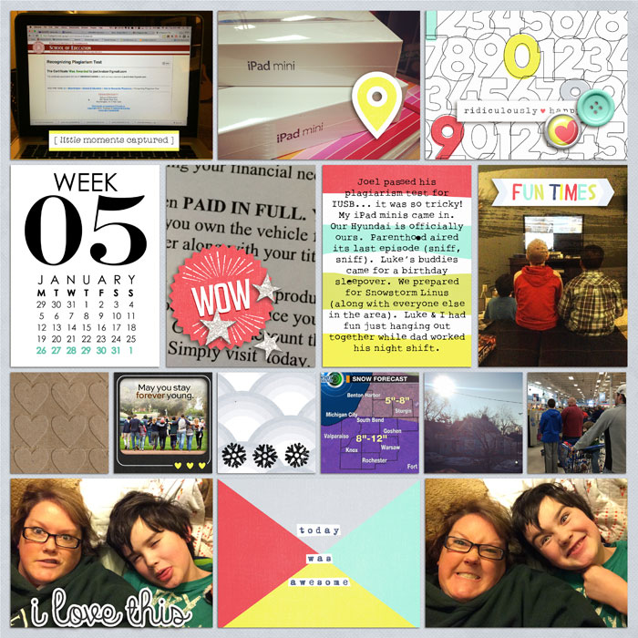 twenty-fifteen: week 5.