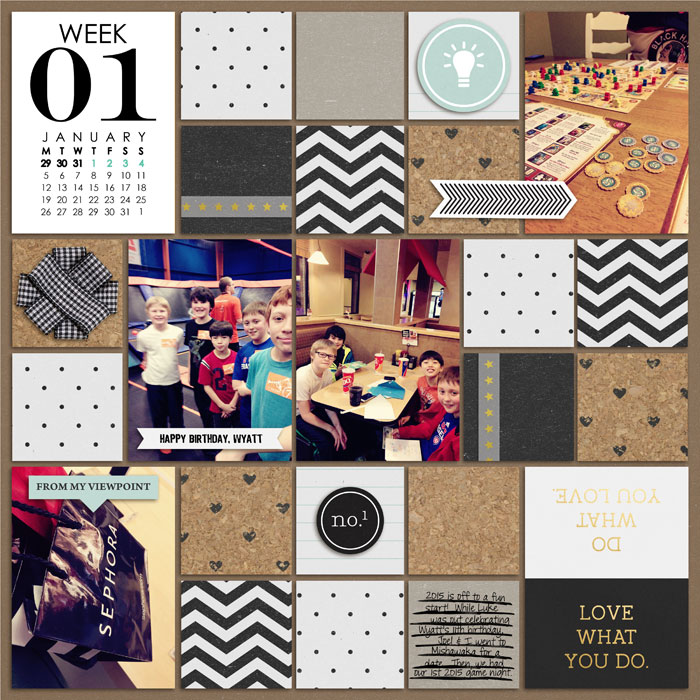 twenty-fifteen: week one
