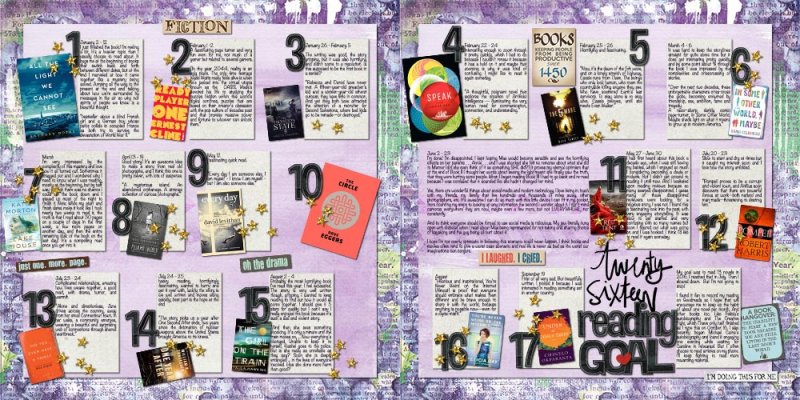 Twenty Sixteen Reading Goal