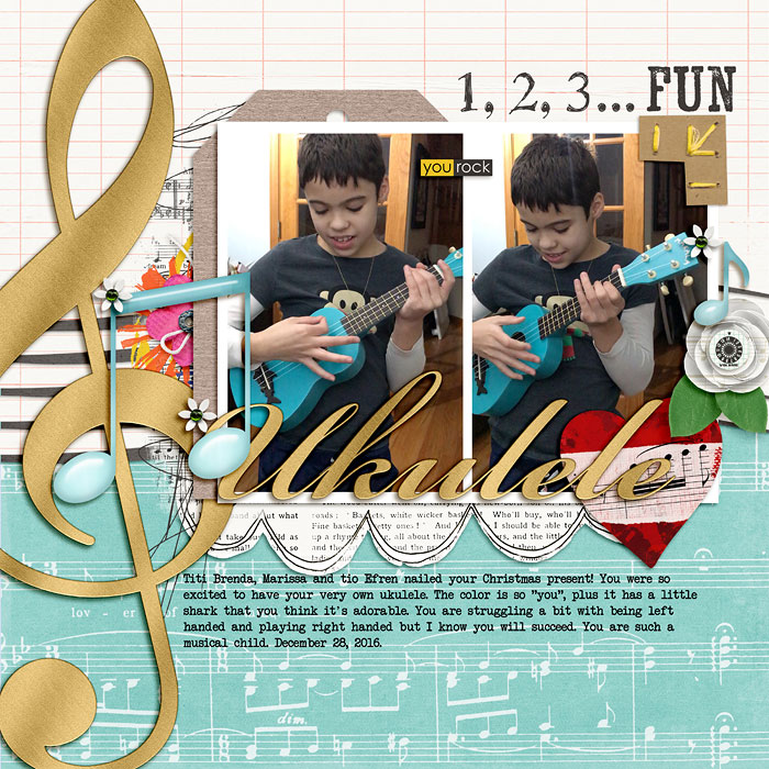 Ukulele Love NON-Art Journal