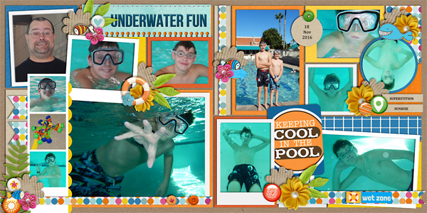 Underwater Fun (double page)