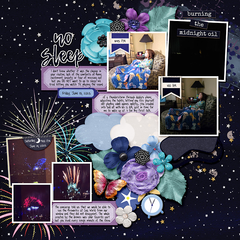 up all night & fireworks