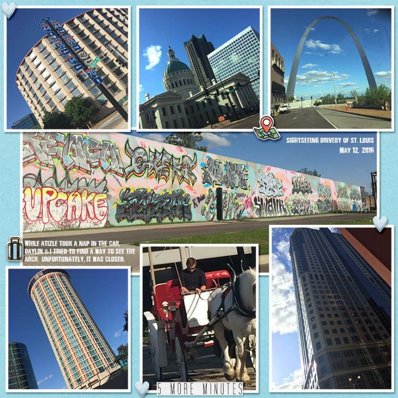 Vacation Album - St. Louis Sightseeing via Car