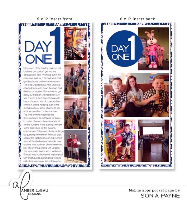 Vacation day one insert