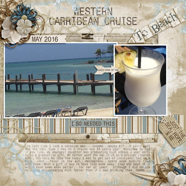 Vacation Time! - MOC #5 Day 12 - Filled Template