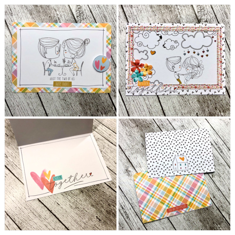 Valentine’s Cards - hybrid - front and back