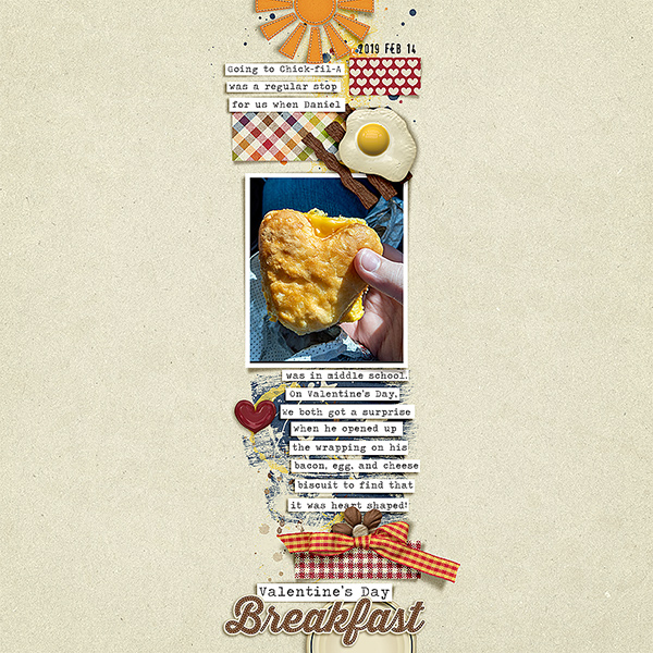 Valentine's Day Breakfast [MOC8 January 4: Simple Template]
