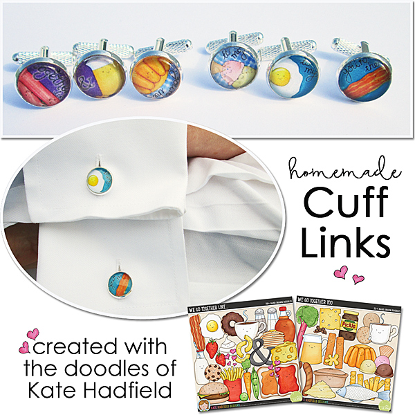 Very cool {homemade} Cuff Links