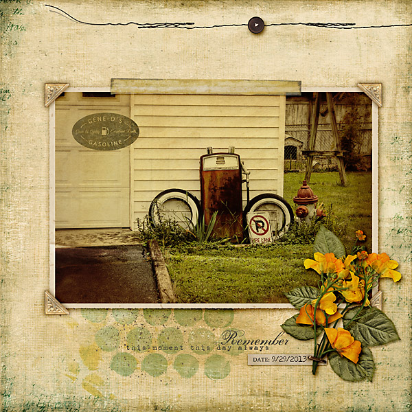 Vintage Gas Station