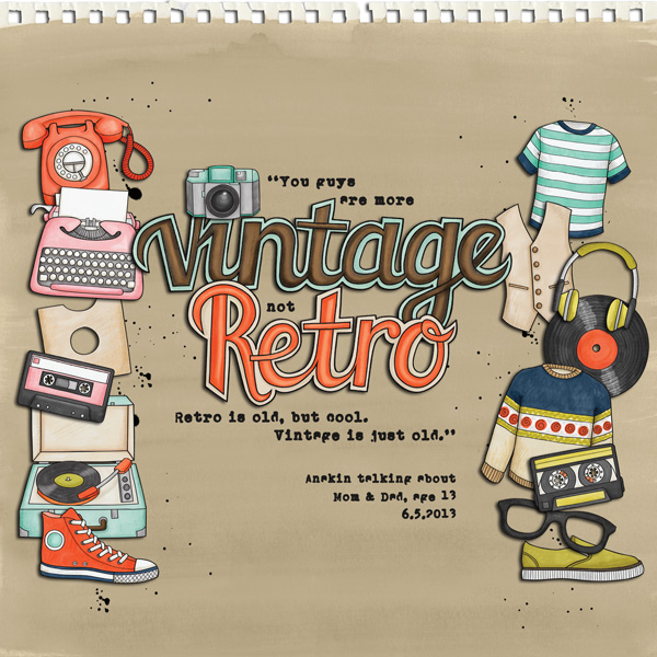 vintage not retro