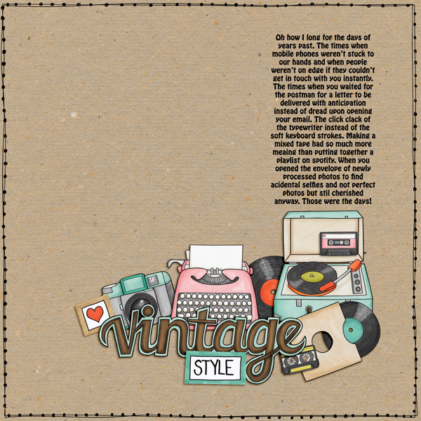 Vintage style