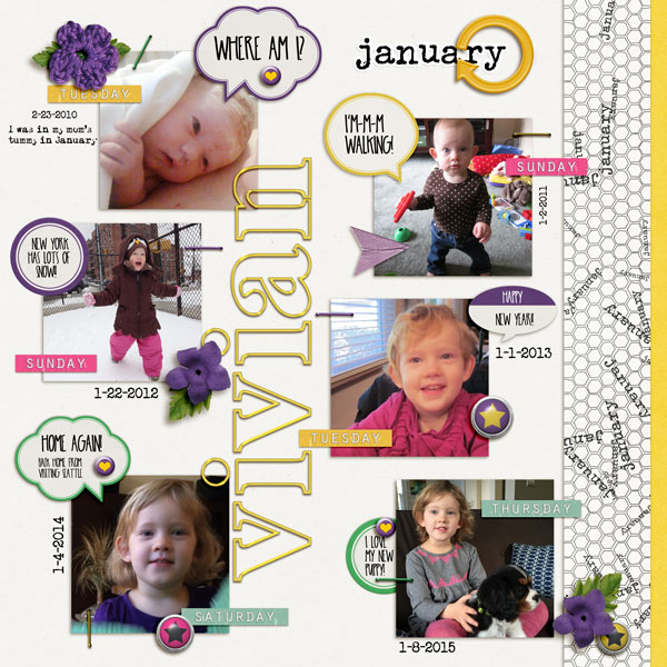 Vivian in January