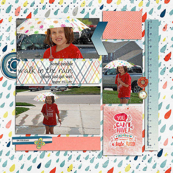 walk in the rain