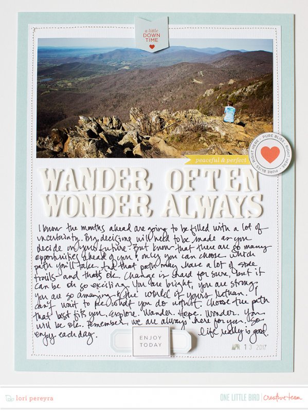 wander often.