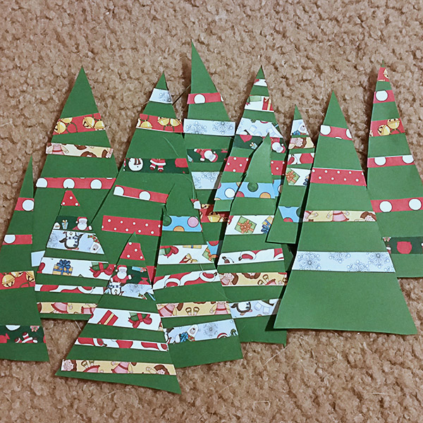 Washi Tape Trees