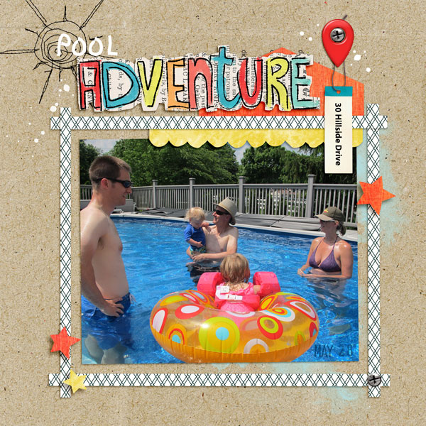 Water fun- June Template Challenge