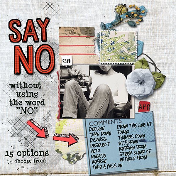 Ways We Say No